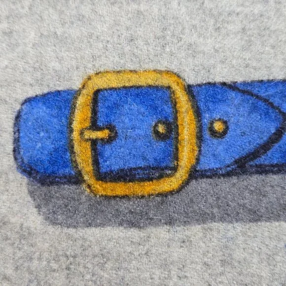 NWT J. McLaughlin Cashmere Mini Jaipur Scarf Equestrian Horse - Picture 6 of 14